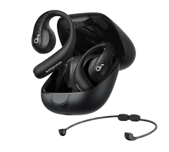 A3871N11 Anker ワイヤレスイヤホン Soundcore AeroFit Pro ブラック  アンカー