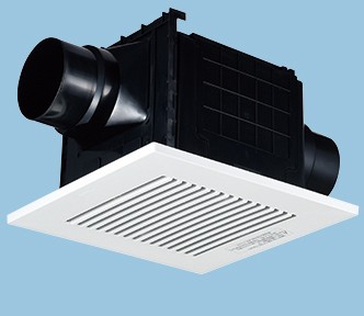 Panasonic 排気　低騒音形　２室用（吸込グリル付属）  埋込寸法：240mm角　適用パイプ径：φ100mm  FY-24CPS8 パナソニック