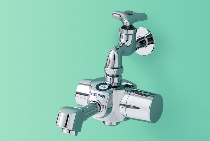 HS-72X STN バイタル　自動水栓 混合栓付　DELMAN デルマン 送料無料